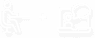icones cours en classe et en ligne